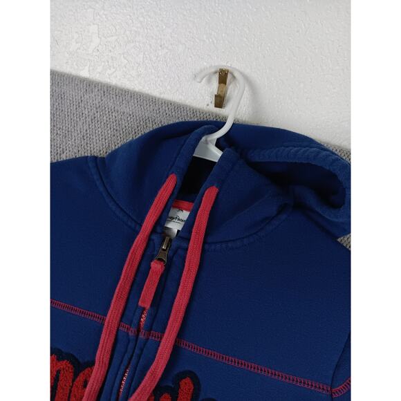 Disney Parks Disneyland Resort Hoodie Youth XS Blue Patched Full Zip 1955 - Picture 5 of 12